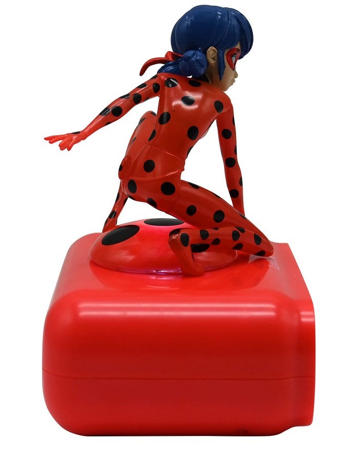Lexibook - Miraculous Digital Alarm Clock with Night Light Snooze, Clock, Luminous Ladybug, Red colour - RL800MI - Image 4