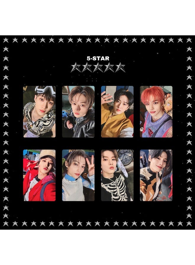 NIBEMINENT 8 Pcs Kpop Stray Kids 5 - STAR Lomo Cards Card For Fans Collection Gifts - Image 1