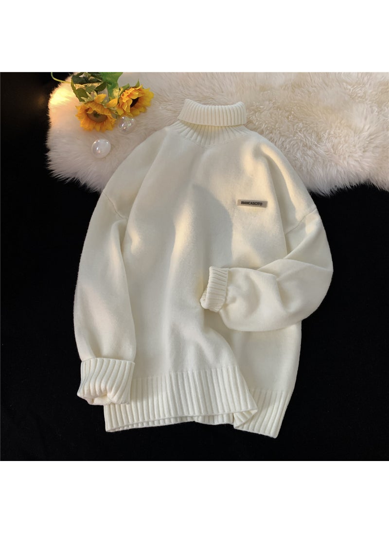 Generic - Thick Turtleneck Sweater Men Winter Warm Oversize Dark gray - Image 1