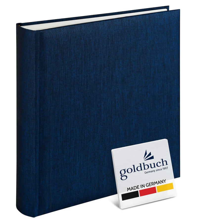 Goldbuch photo album summertime 25x25 cm 60 pages with glassine blue 30x31 cm