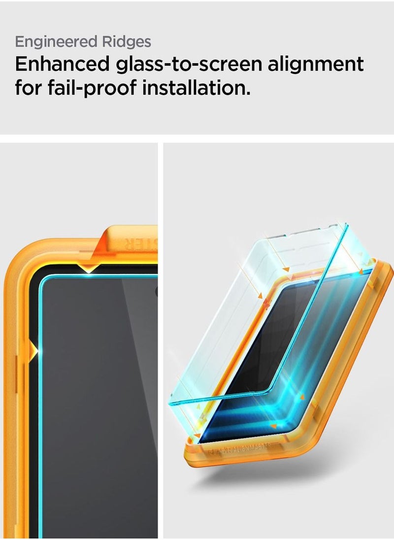 Spigen - Align Master Pixel 7a Screen Protector Tempered Glass with Easy Install Tray [2 PACK] - Image 1
