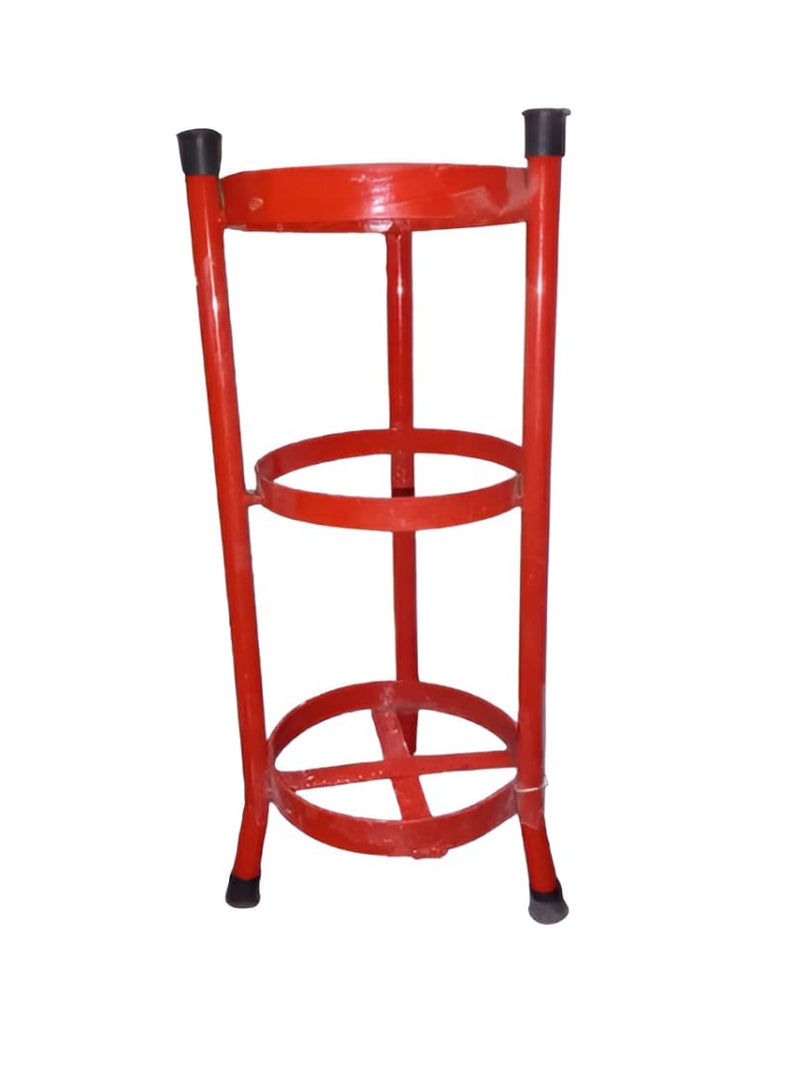 PYRO GUARD Co2 Type Fire Extinguisher Stand Holder for 2kg & 4.5kg Fire Extinguishers (Red) - Image 1