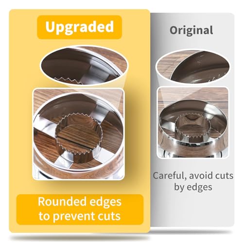 Newness Corn Stripper Peeler & Cutter with Cup, 304 Stainless Steel Cob Thresher, Off-Cob Kernel Remover & Slicer with Serrated Blade for Home & Kitchen - Image 2