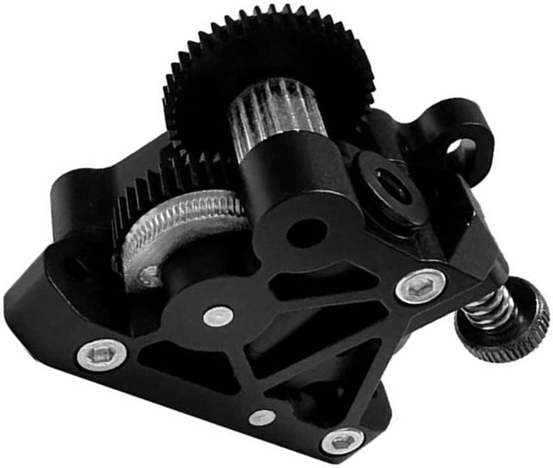 Black Aluminum Alloy Extruder Motor Large Gear for 3D Printer Strong Stability - Image 1