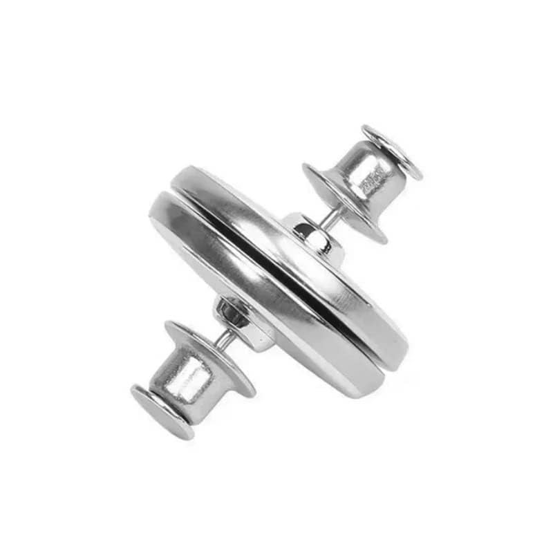 DHYANI DHYANI Magnetic Curtain Close Buckle Nail Free Button for Window Curtain Close Tie Ring Magnet Buckle Adjustment Detachable Button Curtain Weight Magnets for Curtains Purses Handbag Clothes  - Image 1