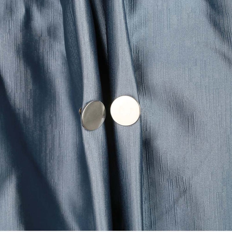 DHYANI DHYANI Magnetic Curtain Close Buckle Nail Free Button for Window Curtain Close Tie Ring Magnet Buckle Adjustment Detachable Button Curtain Weight Magnets for Curtains Purses Handbag Clothes  - Image 5