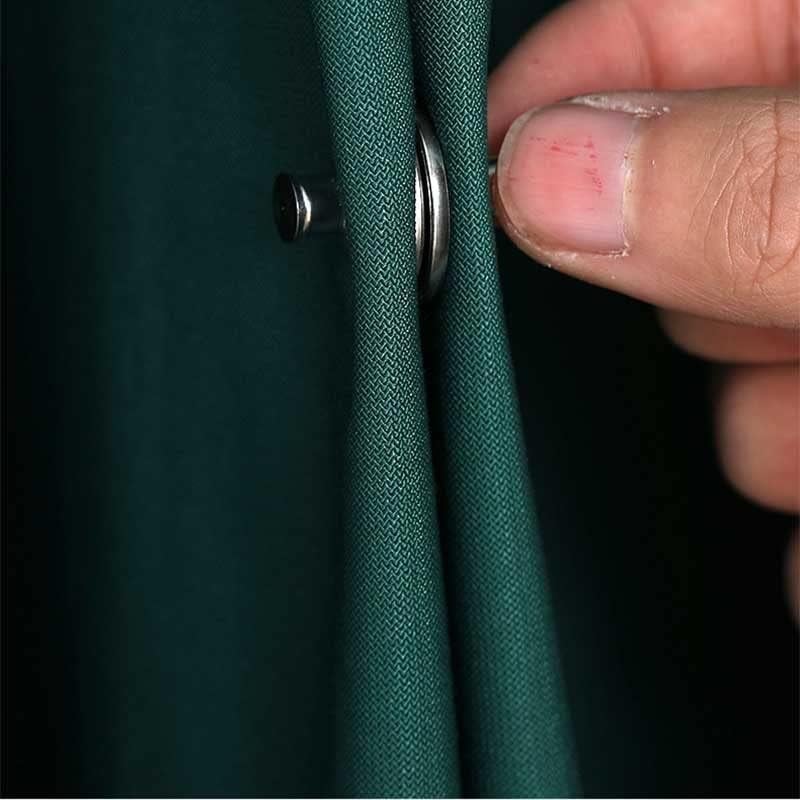 DHYANI DHYANI Magnetic Curtain Close Buckle Nail Free Button for Window Curtain Close Tie Ring Magnet Buckle Adjustment Detachable Button Curtain Weight Magnets for Curtains Purses Handbag Clothes  - Image 3