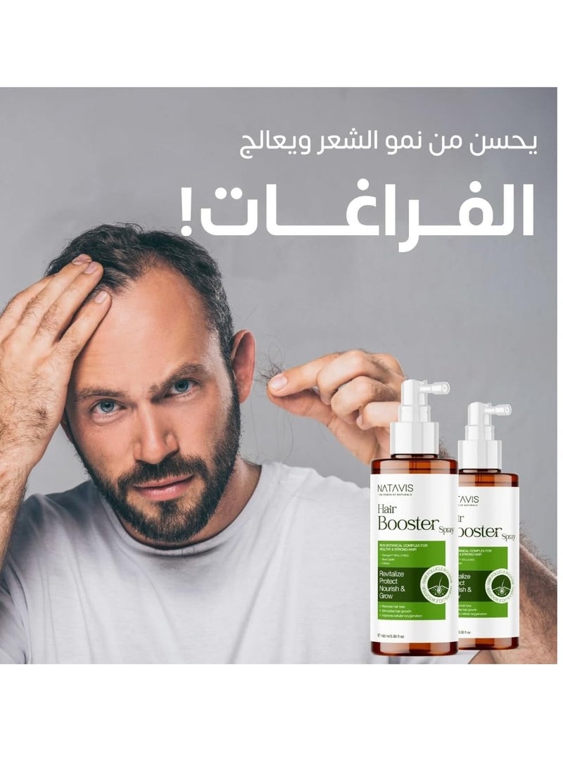 NATAVIS Hair Strengthening Spray 100ml - With Niacinamide and Castor Oil for healthier and stronger hair - Anti Hair Loss. - Image 4
