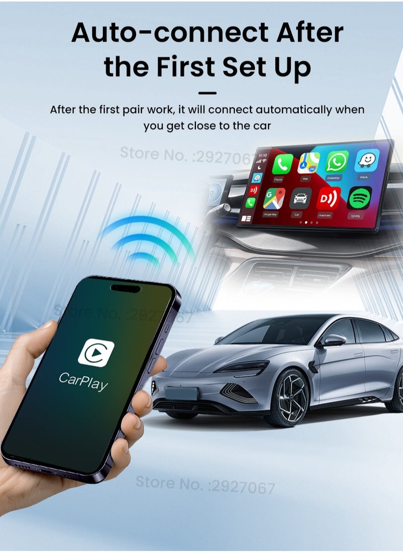 Carlinkit - 2025 CarlinKit MINI5C PRO Wireless CarPlay&Android Auto Wireless Adapter 2-in-1 Stable&Fast-Connect USB Dongle Car Tools A/C port switch - Image 1