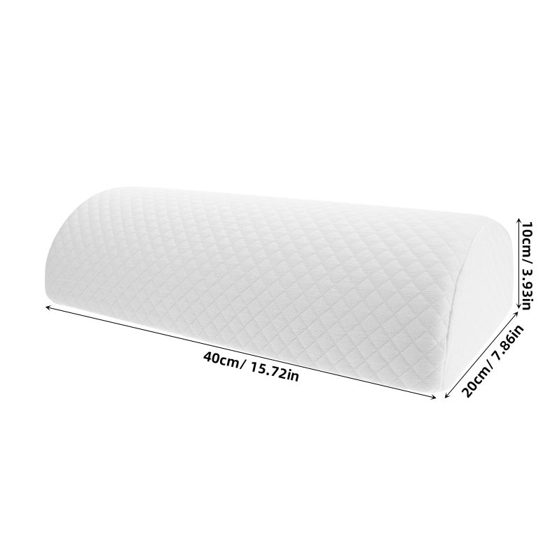 Half Bolsters Pillow Leg Pillows Lumbar supports Pillow Sleeping Pillow Semi Roll Pillow For Legs Knees Lower Back And - Image 2