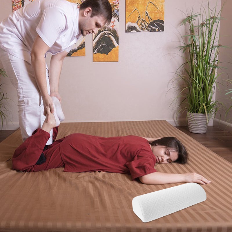 Half Bolsters Pillow Leg Pillows Lumbar supports Pillow Sleeping Pillow Semi Roll Pillow For Legs Knees Lower Back And - Image 3