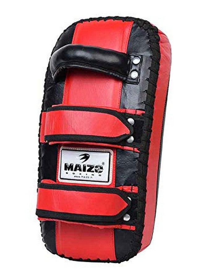 MAIZO درع ذراع منحني من الجلد الصناعي MAIZO / وسادة تايلاندية / درع ركل للكاراتيه / وسادة ركل / معدات كيك بوكسينغ / فنون القتال / وسادة تركيز - قطعة واحدة - Image 1