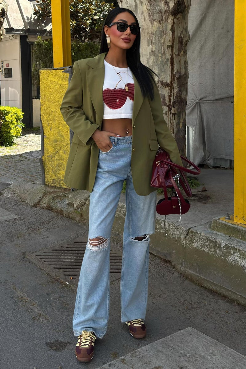 Weshaya Jacket Women Khaki - Image 3