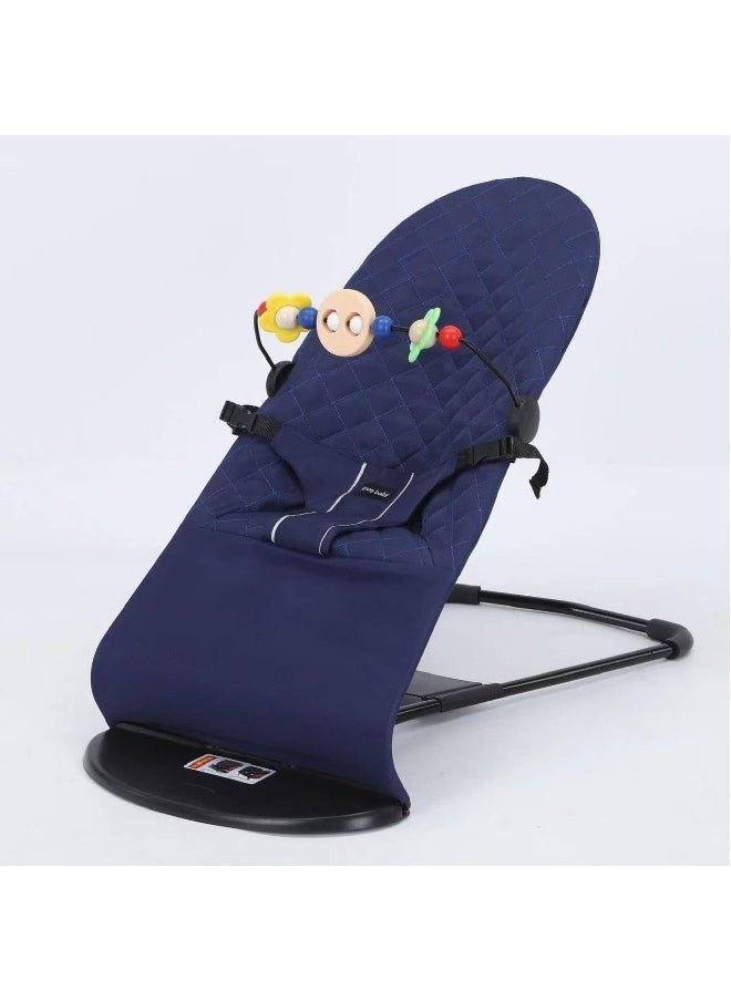 ECVV New Born Baby Portable Playing Canvas Sleeping Rocking Chair Cradle with Toy Pendant Kids Swing Bassinet Chair  - Image 3
