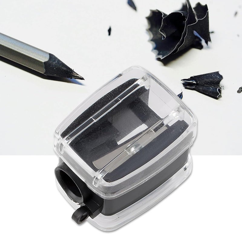 Makeup Pencil Sharpener with Washing Brush Single Hole Cosmetic Pencil Sharpener for Lip Liner Eyebrow Pencils Makeup Tool - Image 2