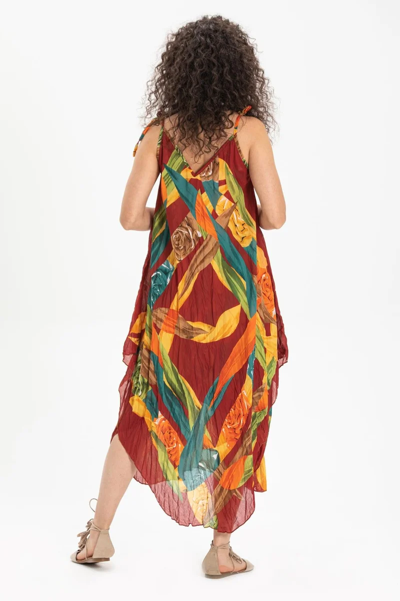 اليش شيل بيزي Floral Patchwork Dress