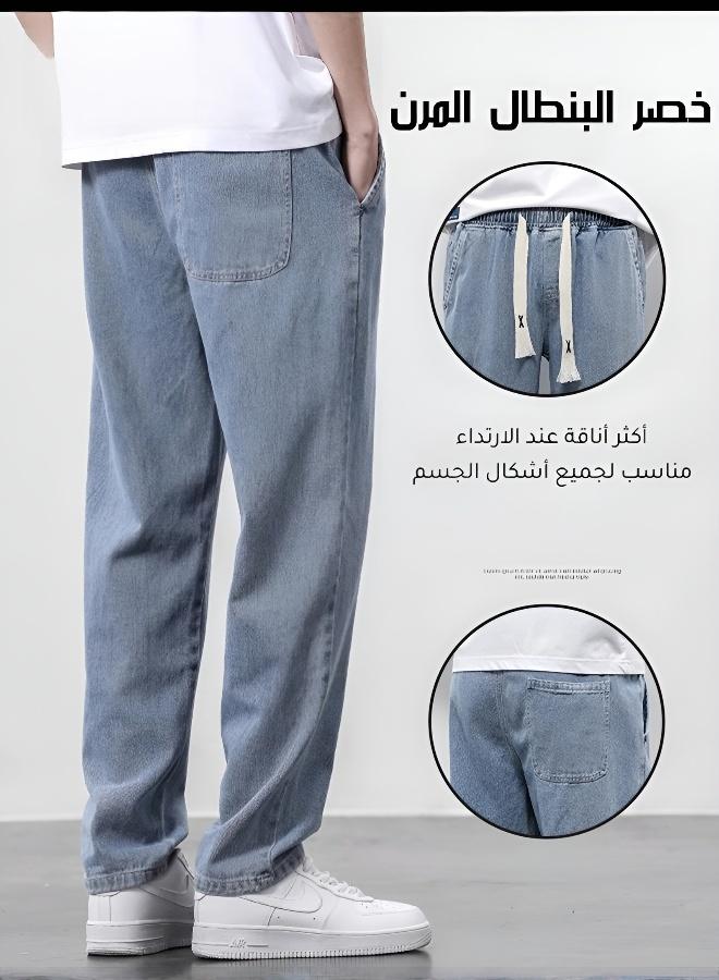 بنطال رجالي بقصة مستقيمة كلاسيكية وانسيابية ممتازة - Image 4