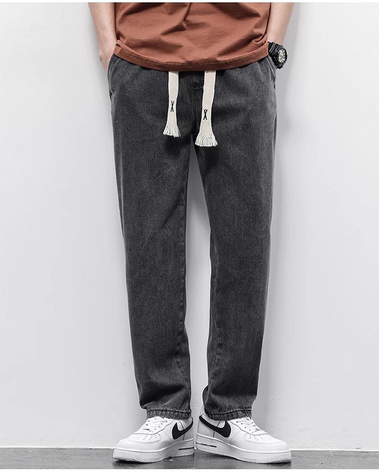 بنطال رجالي بقصة مستقيمة كلاسيكية وانسيابية ممتازة - Image 1