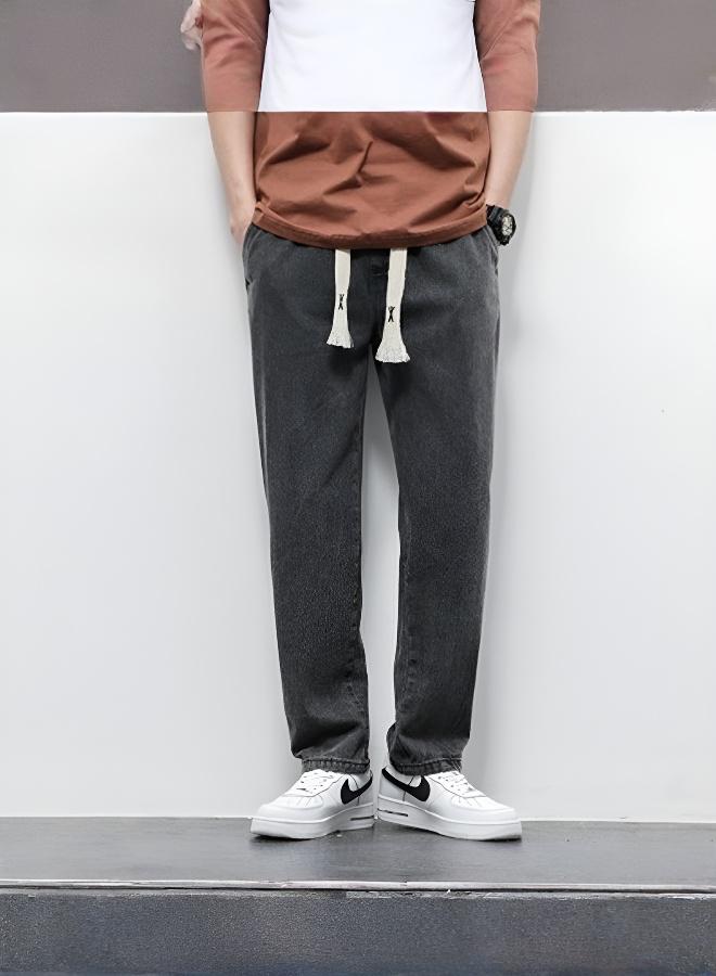 بنطال رجالي بقصة مستقيمة كلاسيكية وانسيابية ممتازة - Image 2