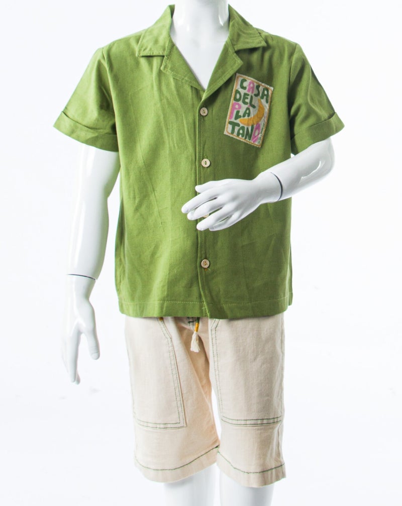 Hype Boys' two-piece summer set (T-shirt + shorts) for ages 4 to 8 years 6622 - Image 5