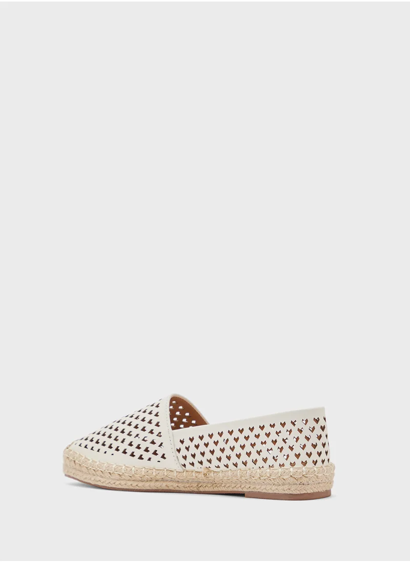 Ginger Heart Cut Out Espadrille