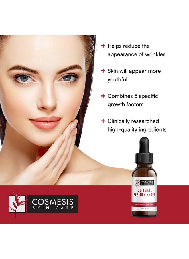 Cosmesis Skin Care Ultimate Peptide Serum Reduce Wrinkles & Renew Skin With Sea Fennel & Date Palm Extracts Clinically Proven Growth Factors Cosmesis  - Image 3