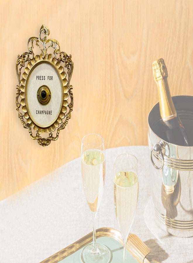 Superjackwang Press for Champagne Button, Champagne Wall Decors, Themed Decor Wall Plaque Ornament Gift for Party Christmas Home Bedroom Hotel - Image 3