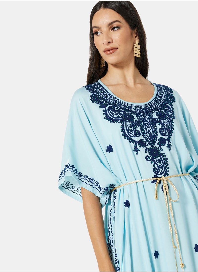 ARABIAN CLOSET EMBROIDERED KAFTAN  - Image 3