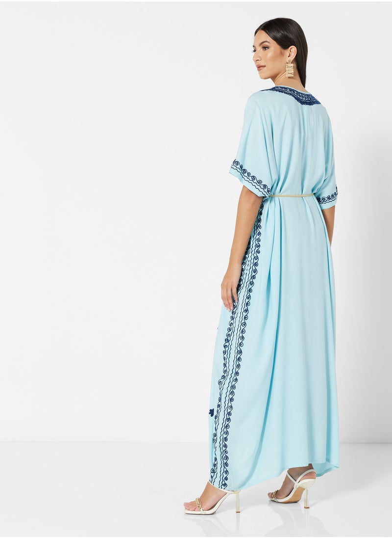 ARABIAN CLOSET EMBROIDERED KAFTAN  - Image 2