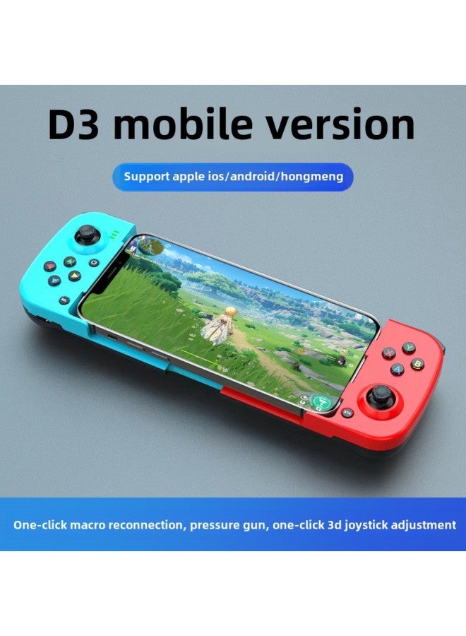 Wireless D3 Stretch Gamepad Android IOS Mobile Phone Bluetooth 5.0 Direct Connection-Product Color:red And Blue - Image 1