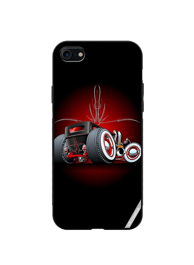 VR CREATIVE Protective Case Cover For Apple iPhone SE (2022) Car Design Multicolour - Image 1