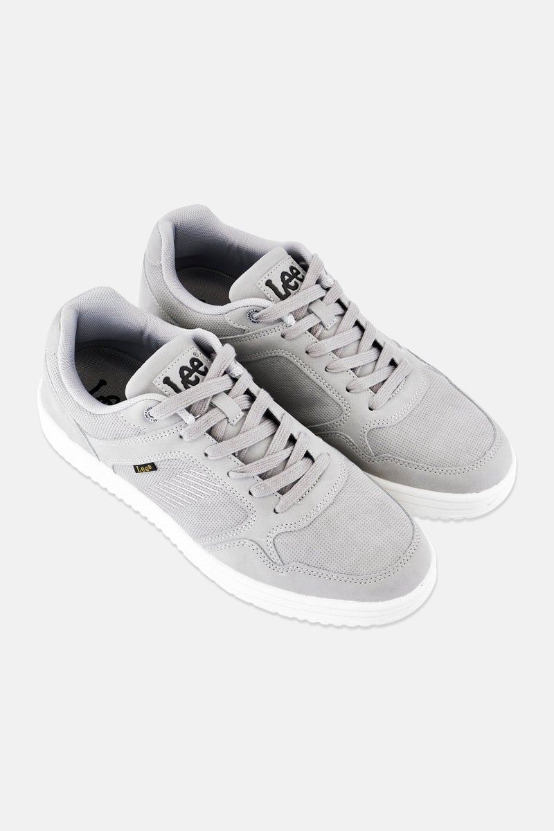 LEE Men Luka Lace Up Casual Shoes, Grey - Image 2
