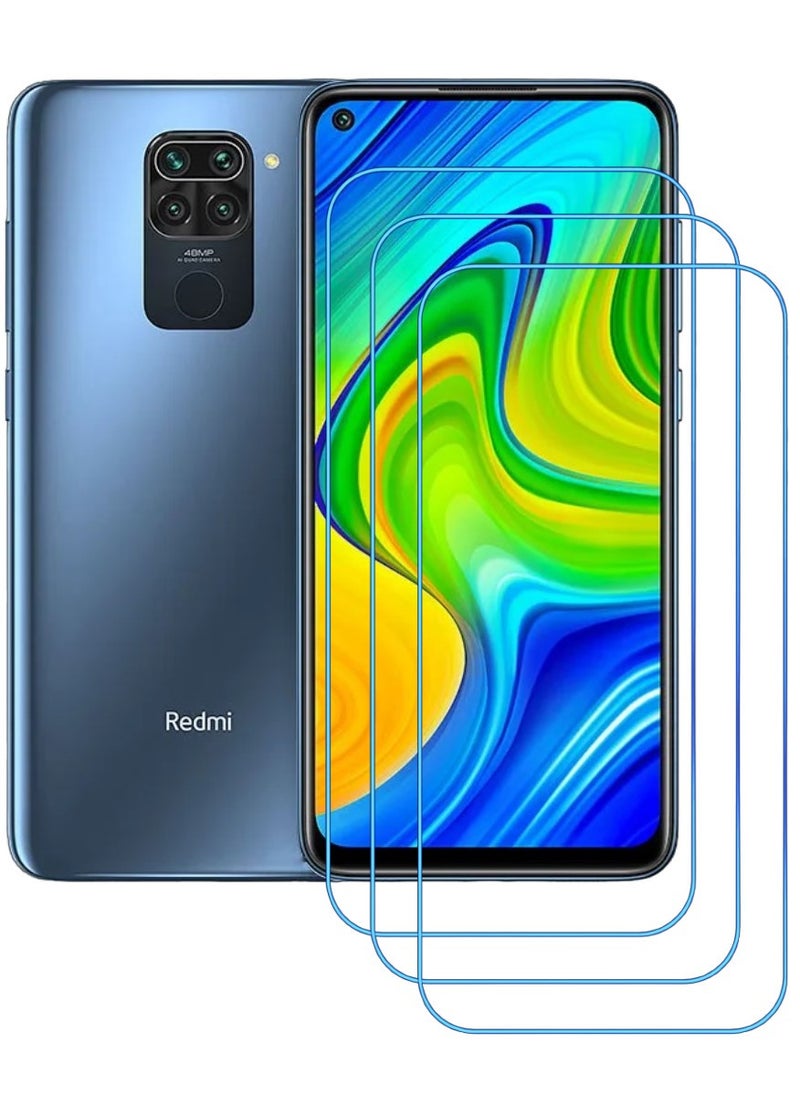 ACLIX 3 Pieces Antistatic ESD Dustproof Premium Quality High Definition Clear Tempered Glass Screen Protector Designed For Xiaomi Redmi Note 9 - Image 1