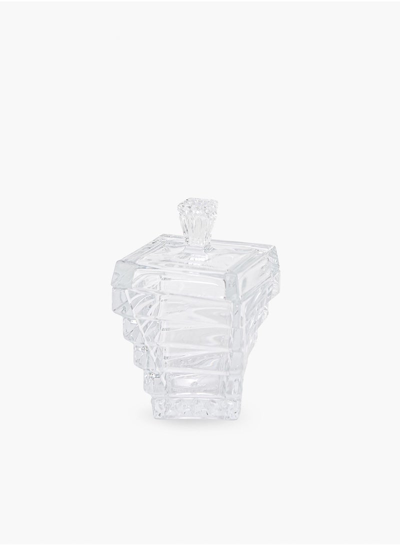 Villeroy & Boch - Spiral Crystal Container With Lid 12cm - Image 1
