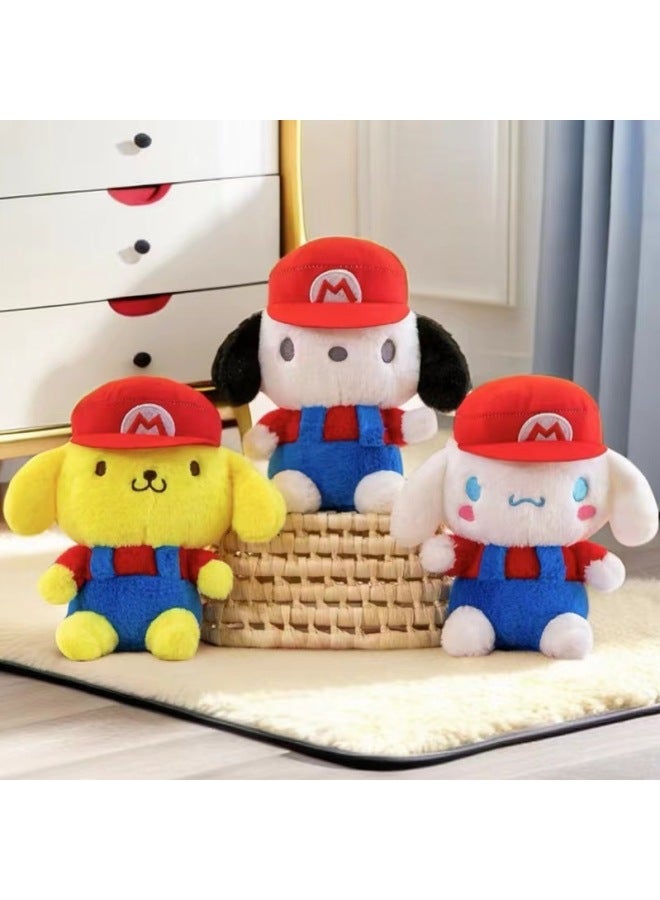 Plush Toy Eight-inch Grasping Doll Wedding Throwing Doll Stall Pushing Accompanying Gift Doll-Color:Three-eyed Bag-Height:20cm~25cm - Image 3