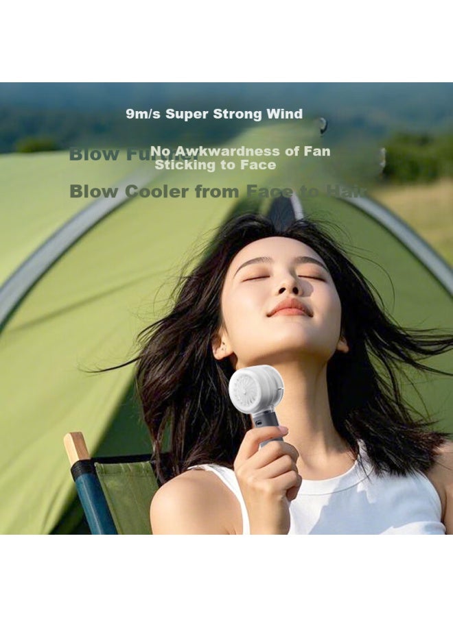 Airmate Portable Mini Fan Handheld Fan Small Air Cannon Portable Mini Usb Rechargeable Fan High Speed Dc Energy Saving Outdoor Small Fan Ultra-long Battery Life Free1pro-1 - Image 2