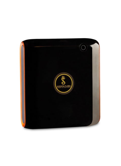 Scent Lav - موزع عطور أنيق باللون الأسود، يتحكم فيه بالتطبيق، يعمل بالبطاريات أو الكابل المرفق (أسود)