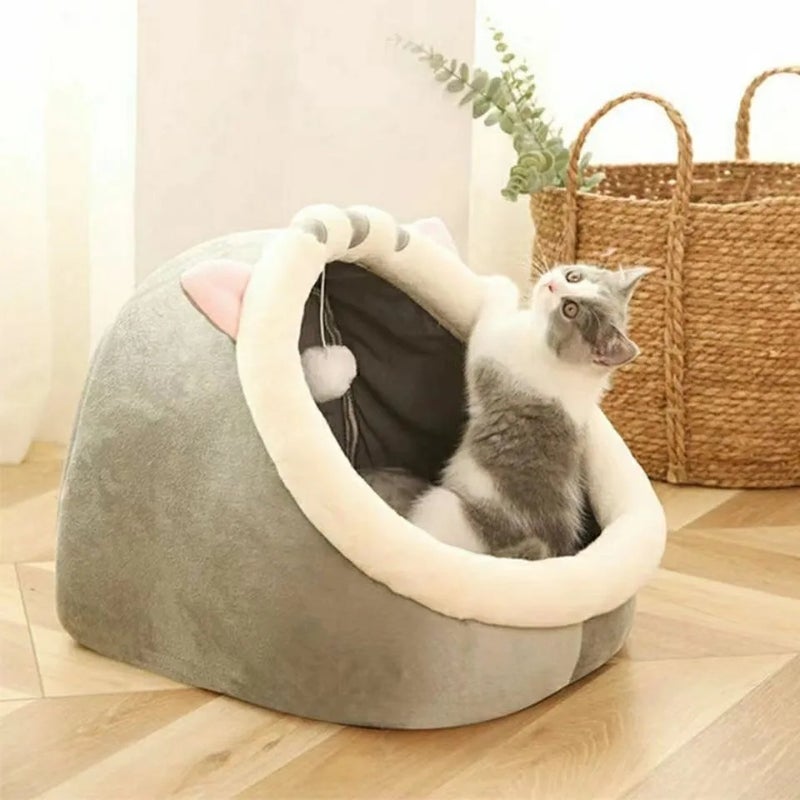 Pet House for Cats and Small Dogs, Cotton Pet Tent - Image 4