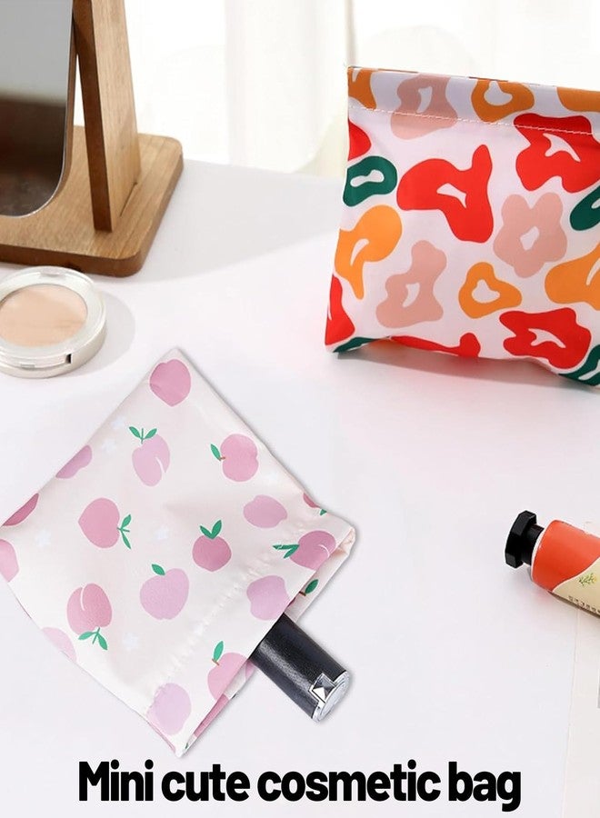 Korvika 6pcs Pouches for Women, Small Pouches for Women, Makeup Pouch Bag, Miniso-Inspired Travel Organizer Pouch, Small Bags for Compact and Versatile - Image 4