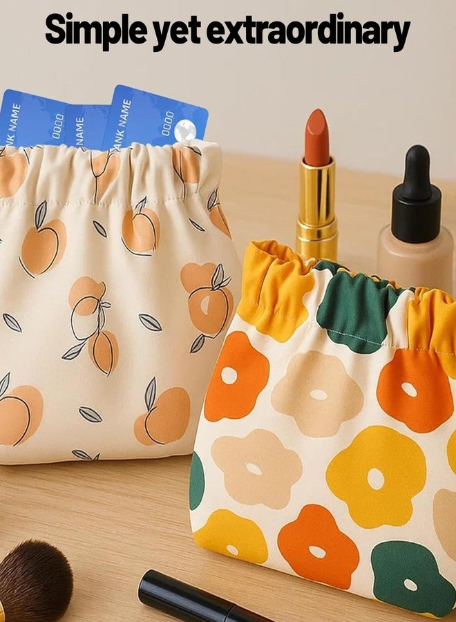 Korvika 6pcs Pouches for Women, Small Pouches for Women, Makeup Pouch Bag, Miniso-Inspired Travel Organizer Pouch, Small Bags for Compact and Versatile - Image 5
