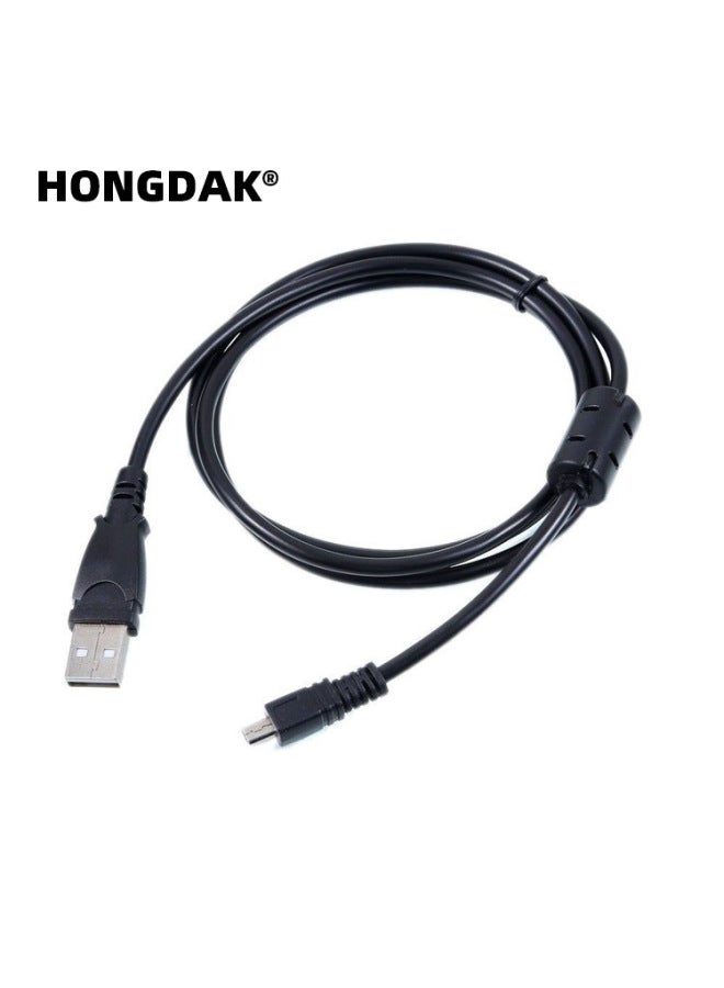 Suitable For Nikon UC-E6 USB Data Line Digital Camera Line Connection Line 8P Small Port Data Line Charging Line-Color:1.2m (with Magnetic Ring)