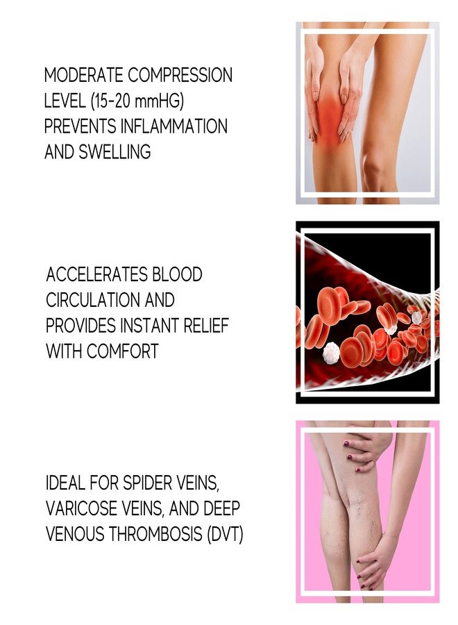 invera Thigh High Compression Stockings, Unisex Ted Hose Socks, 15-20 mmHg Moderate Level (XXX-Large) - Image 5