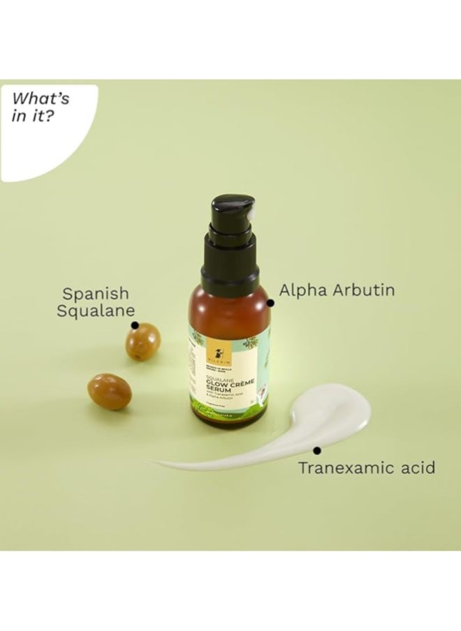 PILGRIM Squalane Glow Creme Serum With Tranexamic Scid & Alpha Arbutin 30 ml  - Image 3