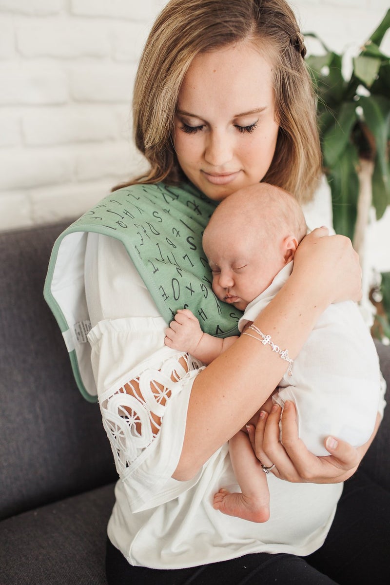 Copper Pearl Premium Baby Burp Cloths - 3-Pack Large Cotton Burp Cloths, Extra Soft Spit Up Rags with 3 Absorbent Layers, Perfect for Baby Boy and Baby Girl Gifts (21" x 10" Size, Chip Set) - Image 5
