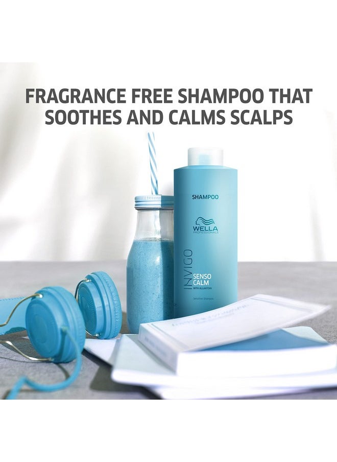 Wella Professionals Wella Professionals Invigo Senso Calm Sensitive Shampoo| With Caring and Refreshing Ingredients| Extra Scalp Care| 33.8 Fl Oz  - Image 3