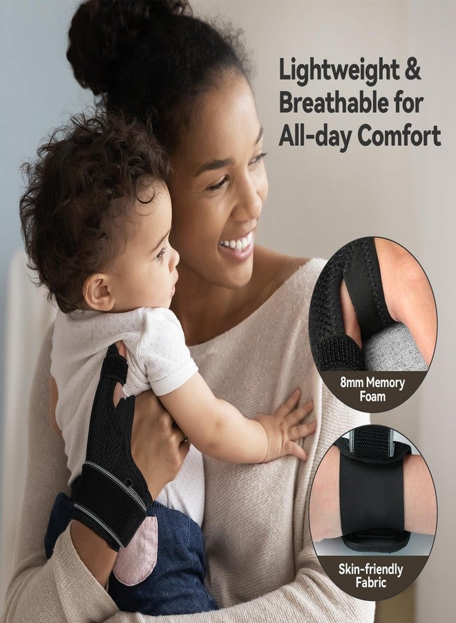 AGPTEK Trigger Thumb Splint for Women Men Right & Left Hand, Thumb Spica Support Brace Breathable with Metal Splint, Thumb Stabilizer for Arthritis, Tendonitis, Sprains, Carpal Tunnel Pain Relief, L - Image 4
