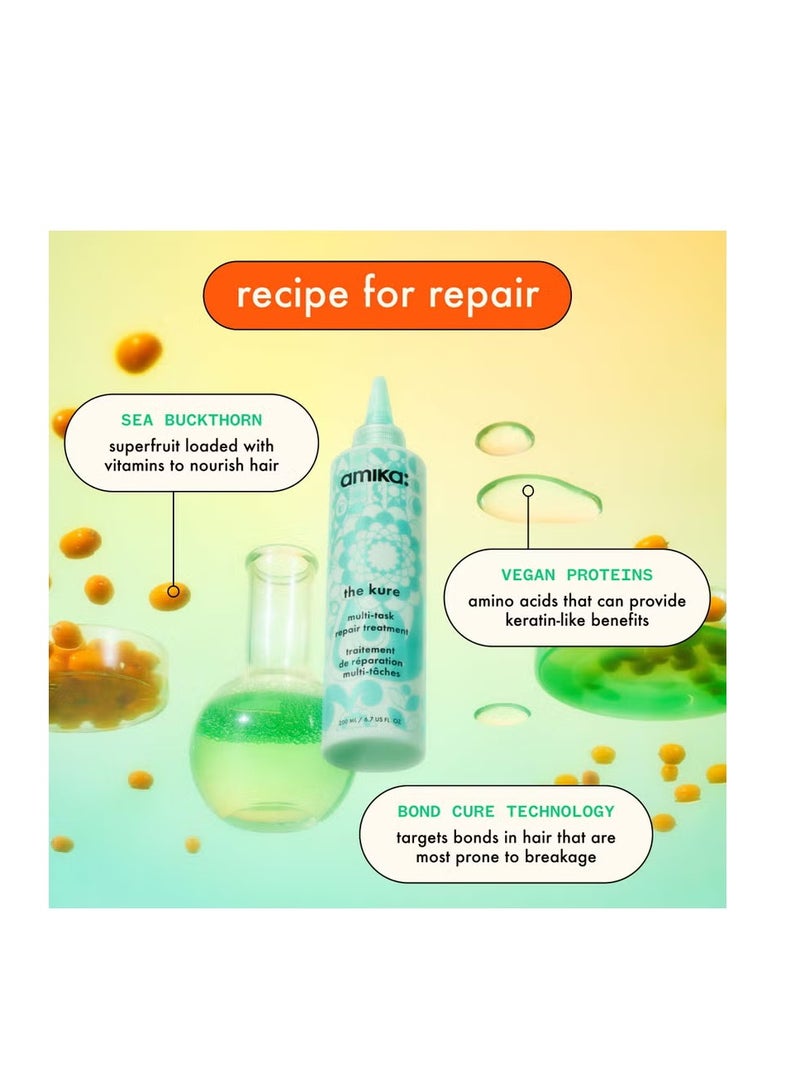 amika The Kure Multi-Task Repair Treatment - 200ml - Image 4
