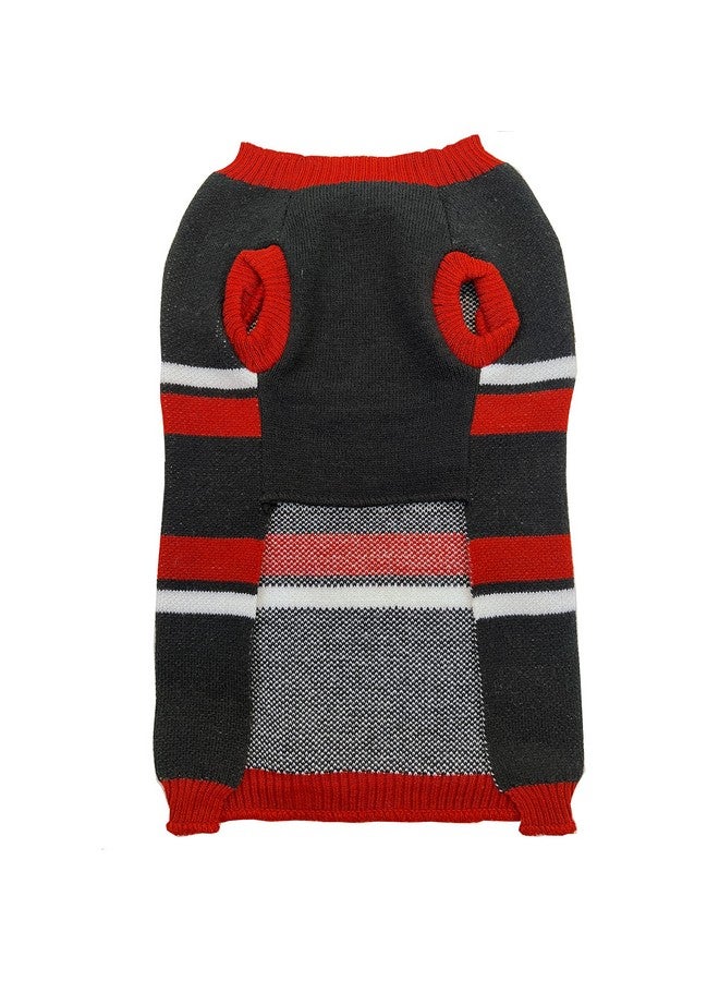 Pets First NFL San Francisco 49ers Dog Sweater, Warm and Cozy Knit Pet Sweater with NFL Team Logo, Best Puppy Sweater for Large and Small Dogs, Team Color, Medium (SAN-4179-MD) - Image 2