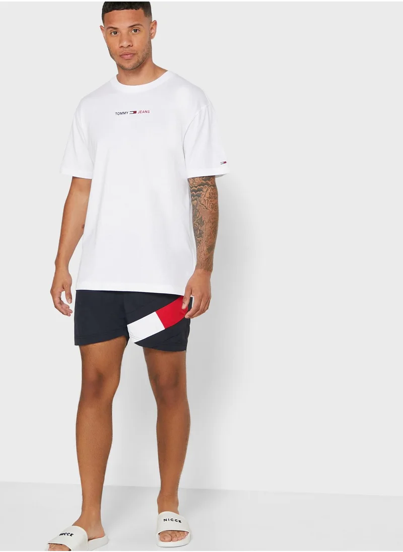 TOMMY HILFIGER Color Block Swim Shorts