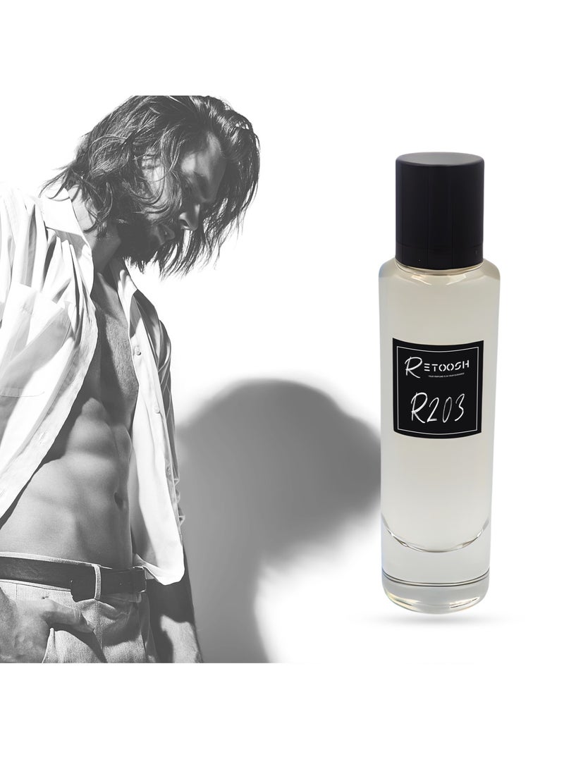 رتوش للعطور احتضنوا عطر R203 – عطر شرقي فوجير للرجال | 50 مل - Image 3